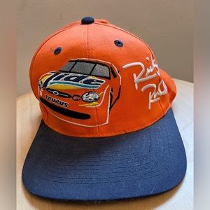 Ricky Rudd Tide Car NASCAR Cap Hat Adjustable SnapBack Embroidery Orange EUC
